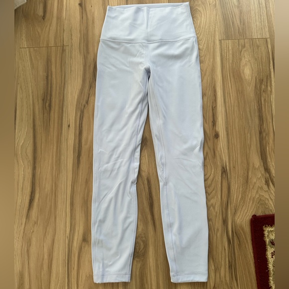 Lululemon Align High Rise Leggings 25” Size 4 Pastel Blue - Picture 4 of 6